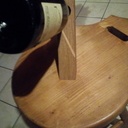 Porte bouteille en chêne et en douglas