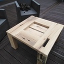 Table basse extérieure