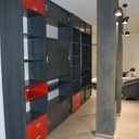 Une bibliothèque en frêne massif