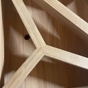 Claustra chêne design kumiko