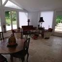 Charpente de salon d'hiver en douglas