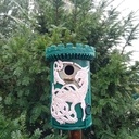 Nichoir à mésanges Ciment et bois