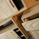 Vague trio de meubles texturés