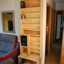 Meuble colonne en frêne massif