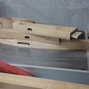 Banc exterieur en robinier