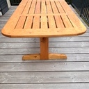 Table de jardin en Douglas