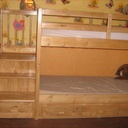 Lits superposés enfants