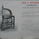 Scie à découper alternative, fonctionnant au moteur ou à pédale