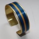 Bijoux laiton-marqueterie de paille