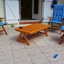Table basse de terrasse