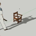 Fauteuil bois pour enfants