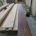 Lit king size 180×200 chêne massif