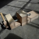 Etau à débrayage automatique en bois - Quick release.