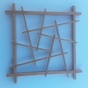 Dessous de plat style kumiko