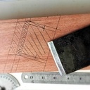 Fabrication rabot à recaler a lame biaisé