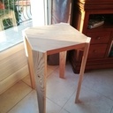 Tabouret chêne et sapin