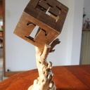 Trophée pour un salon des littératures de l'imaginaire