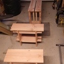 Tréteaux rallonges pour banc de sciage et établi