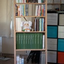 Bibliothèque en merisier