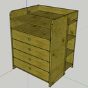 Meuble à langer modulable