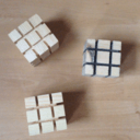 Rubik's cube en bois - Rubik's cube in wood decoration