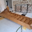 Escalier quart tournant haut