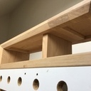 Meuble télé chêne béton