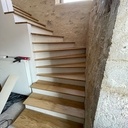 Habillage escalier béton