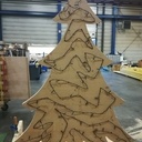 Sapin de Noël en bois