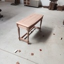 Banc d'orgue Hammond en acajou