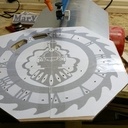 Horloge chantournée