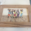 Marqueterie thème Africain