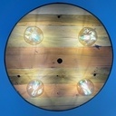 Lustre Rond industriel