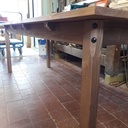 Duo de tables sur son lit de douglas et sa sauce au brou de noix