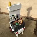 Caddie de balisage de sentiers de randonnée