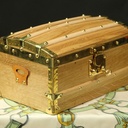 Malle Chêne et laiton