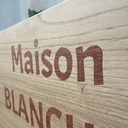 Enseigne magasin "bois dans bois"