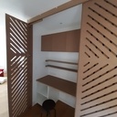 Porte ajourées bureau ou buanderie