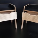 Chevet façade texturée