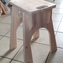 Tabouret rustique