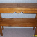 console de couloir en chene massif