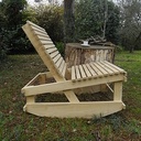 Fauteuil à bascule d'extérieur