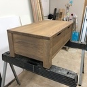 Table basse chêne massif