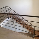 Escalier bois et métal