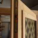 Porte double en chêne