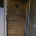 Porte d'entrée style cochonnière