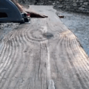 Banc en bois et fonte