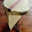 Banc d'appoint ou pose pot