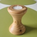 Petit bougeoir en if