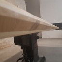 Grande table de style industrielle